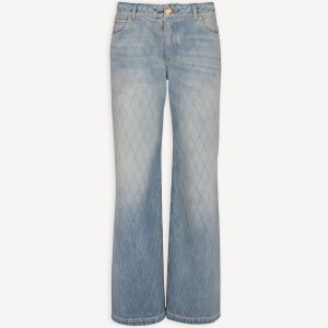 Balmain Jean droit en denim Diamond
