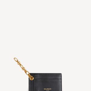 Balmain Porte-cartes Pulse en jacquard monogramme