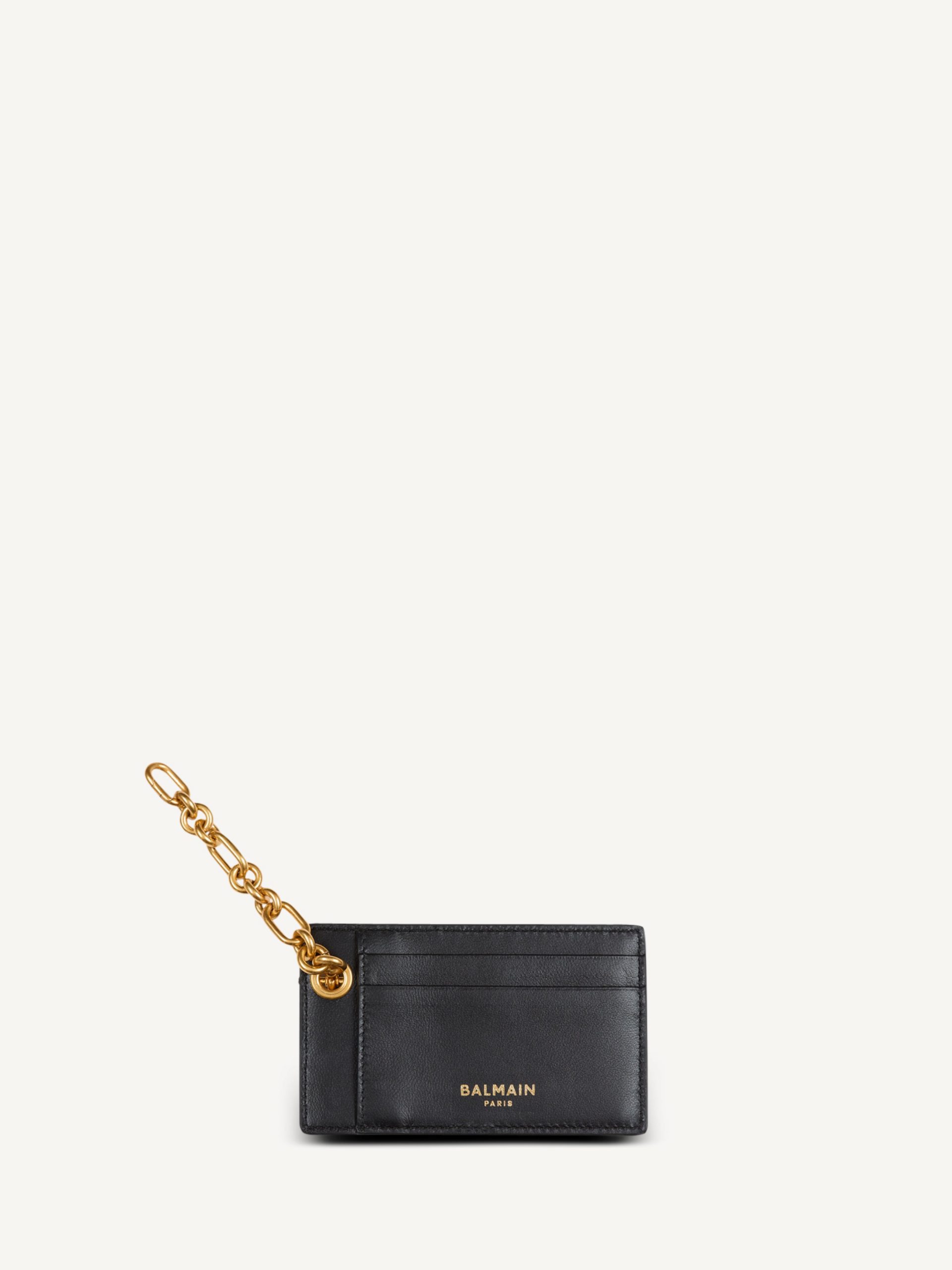 Balmain Porte-cartes Pulse en jacquard monogramme
