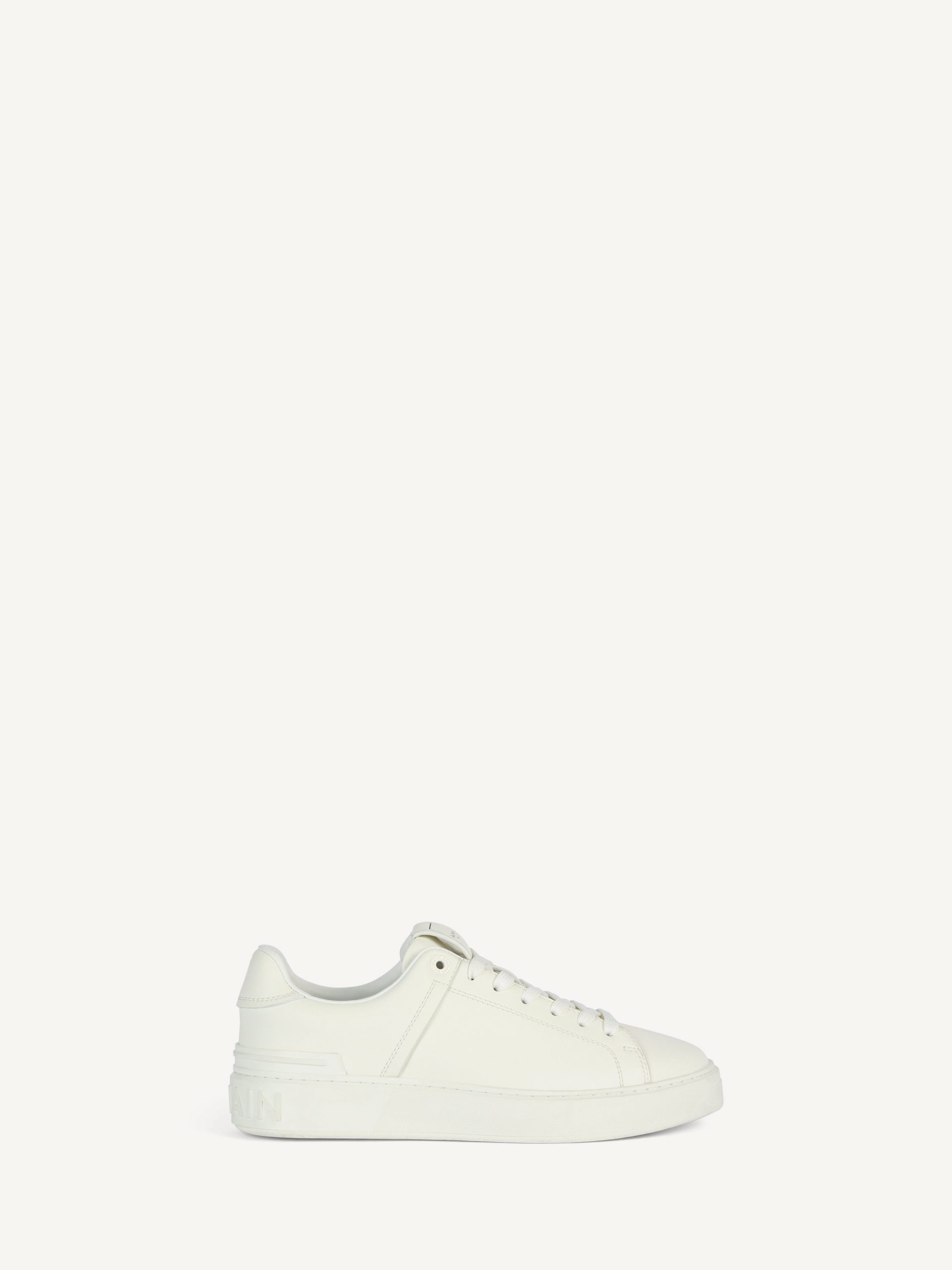 Balmain Baskets B-Court en cuir de veau