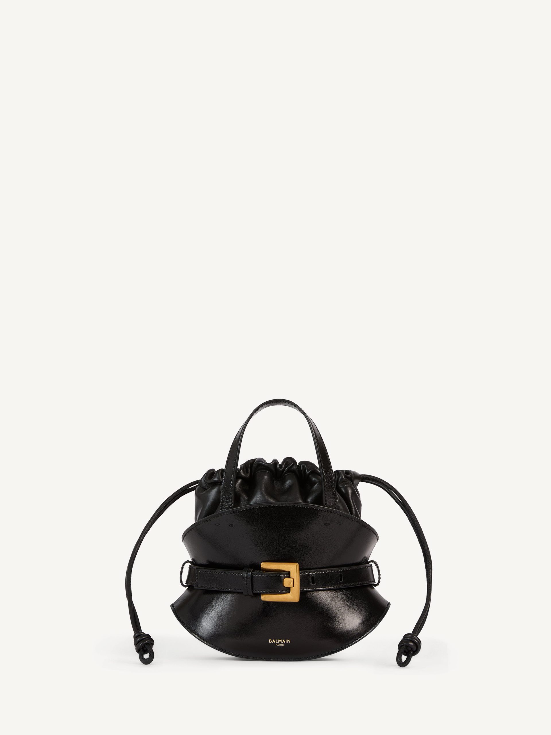 Balmain Sac Shuffle Mini en cuir de veau