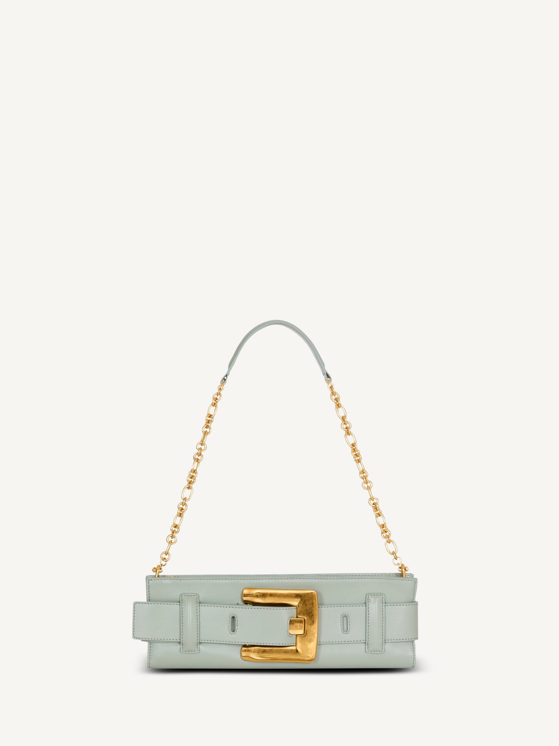 Balmain Pochette Anthem en cuir de veau