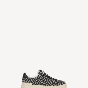 Balmain Baskets B-Court en jacquard monogramme