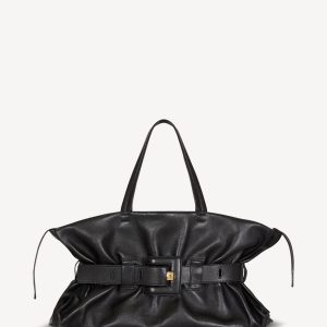 Balmain Sac Anthem Zip Large en cuir de veau