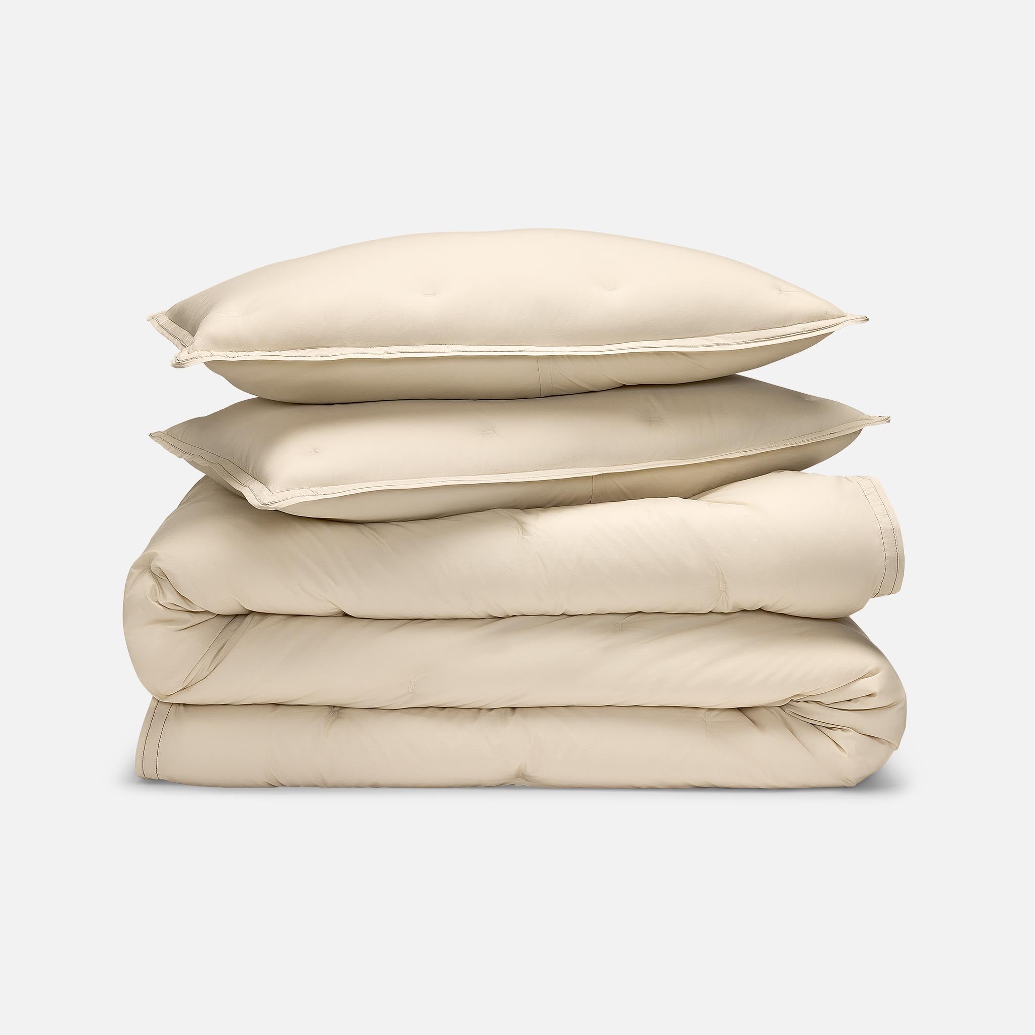 Brooklinen Washed Classic Percale Comforter Set