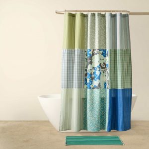 Brooklinen Patchwork Shower Curtain