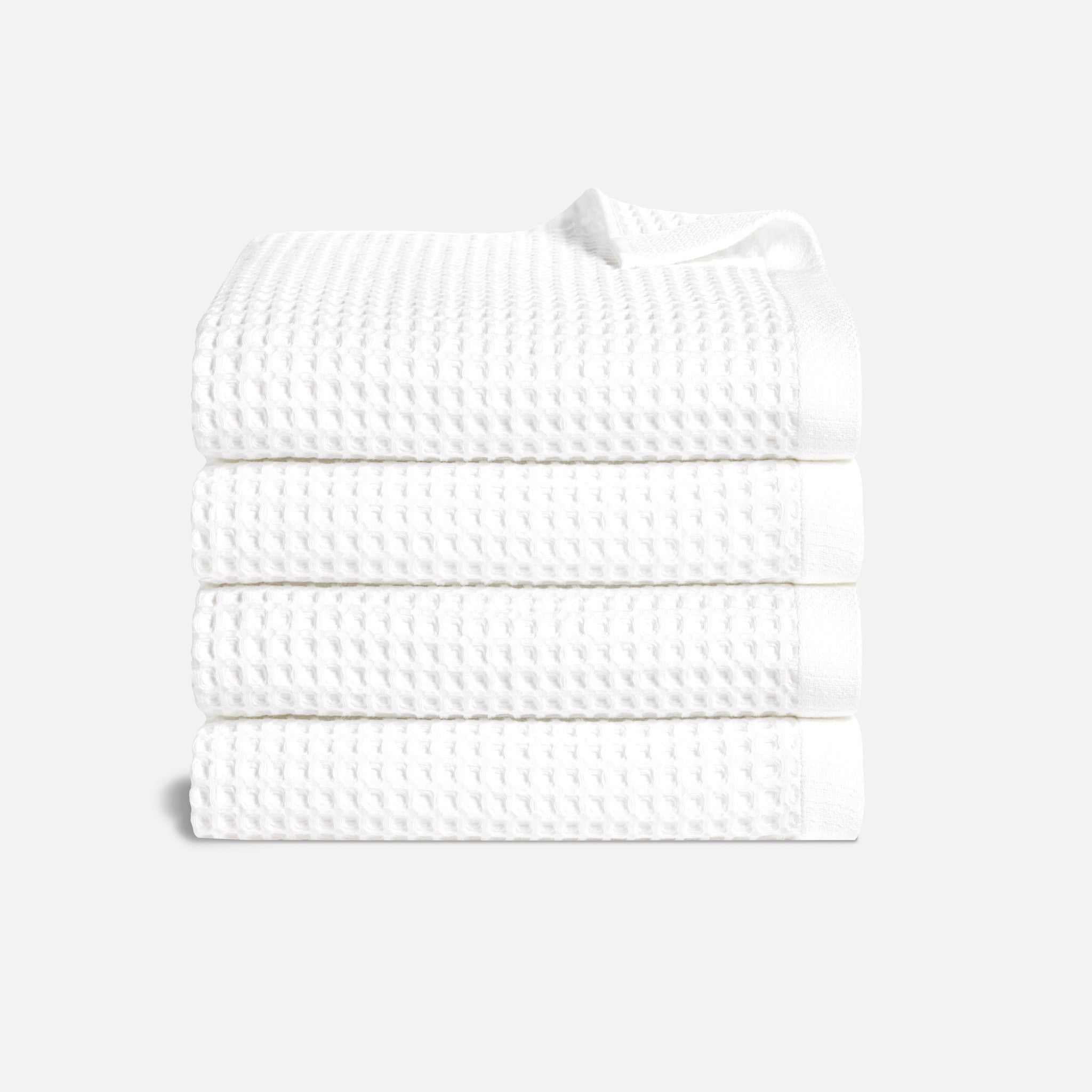 Brooklinen Dreamweave Waffle Set of 4 Bath Towel Bundle