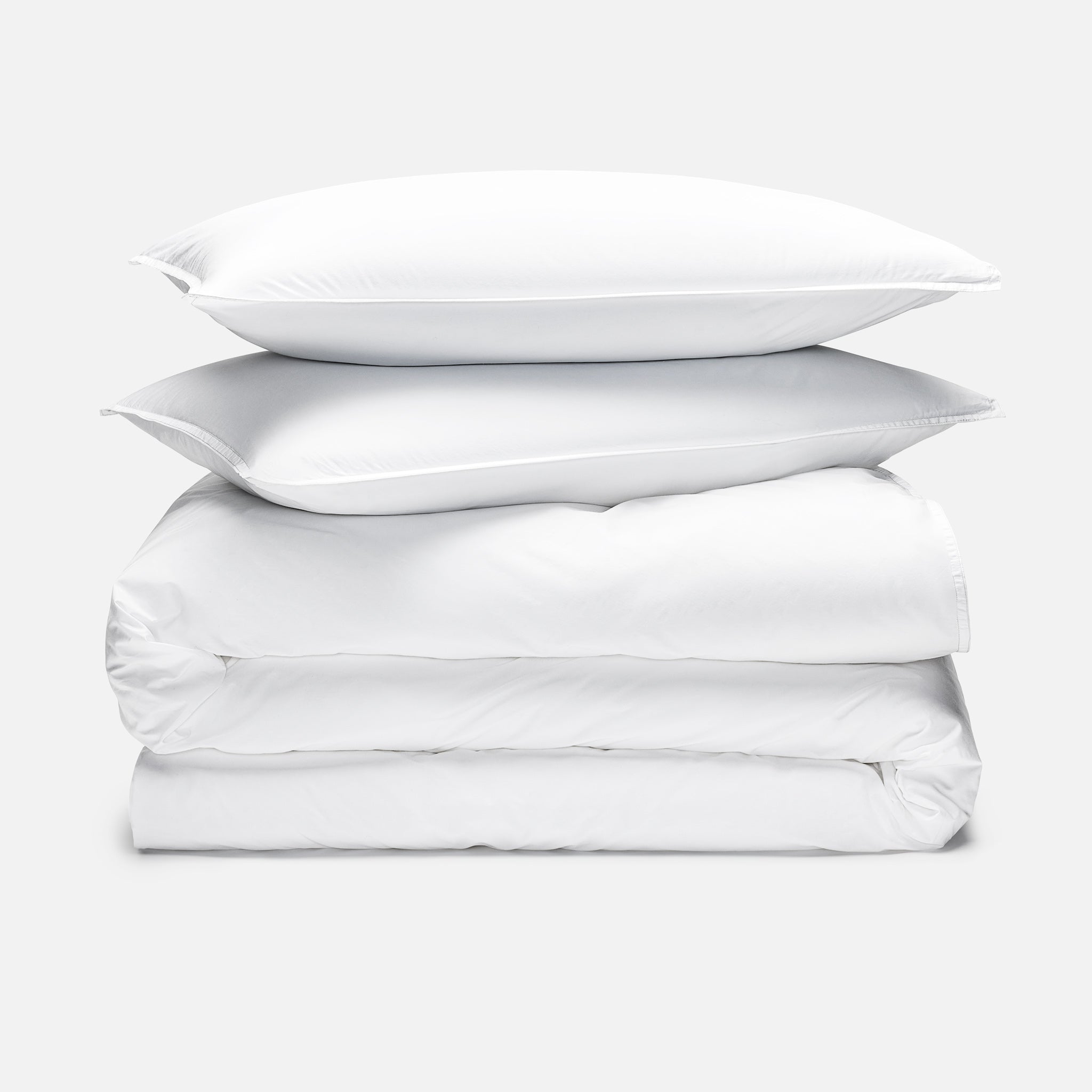 Brooklinen Washed Classic Percale Duvet Set
