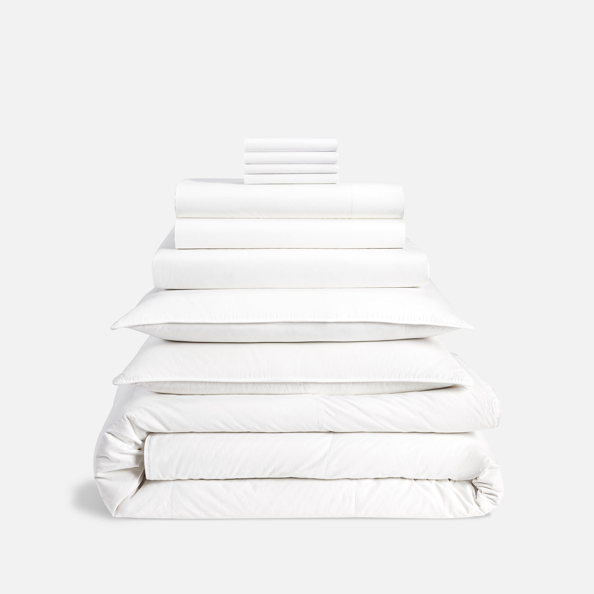 Brooklinen Washed Classic Percale Bedding Move-In Bundle