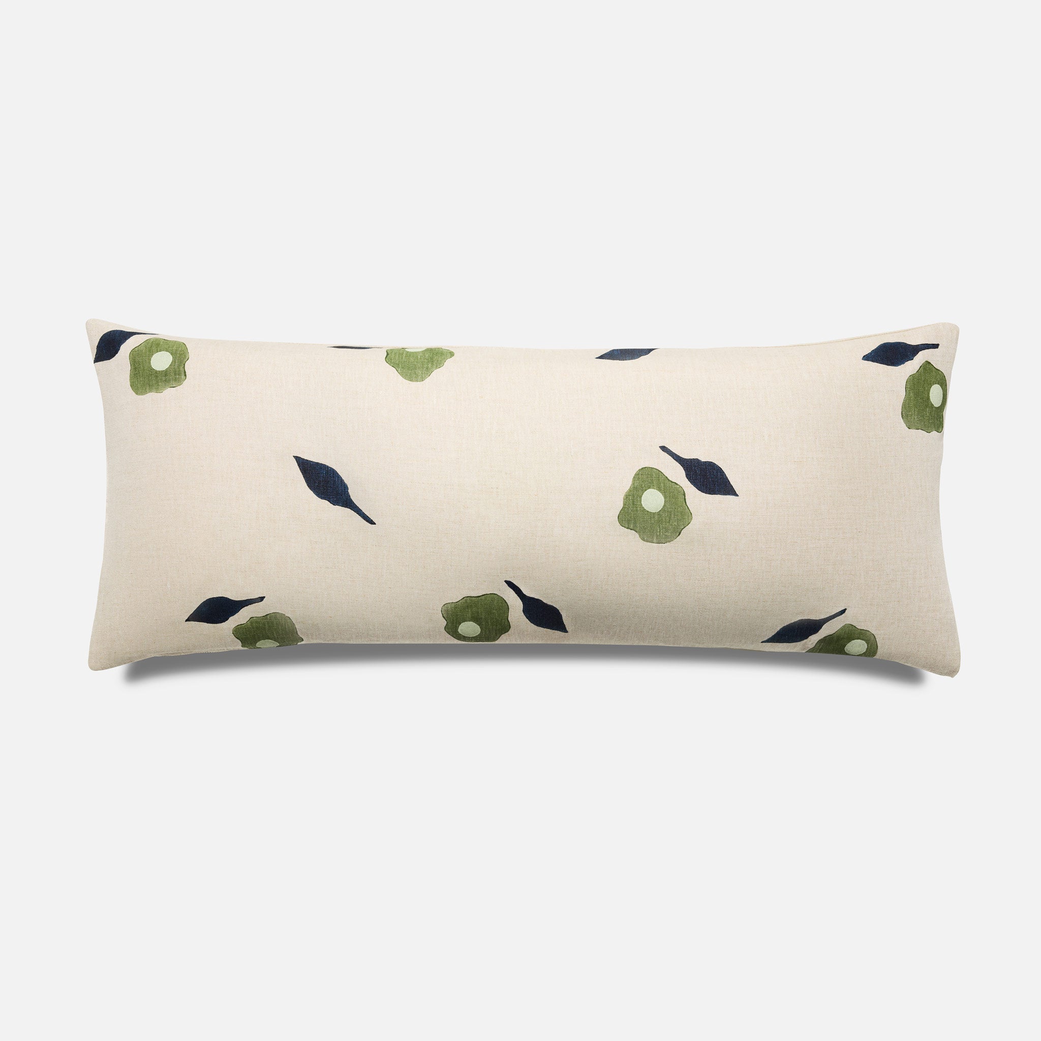 Brooklinen Caroline Z. Hurley Hand Block Print Lumbar Pillow Cover