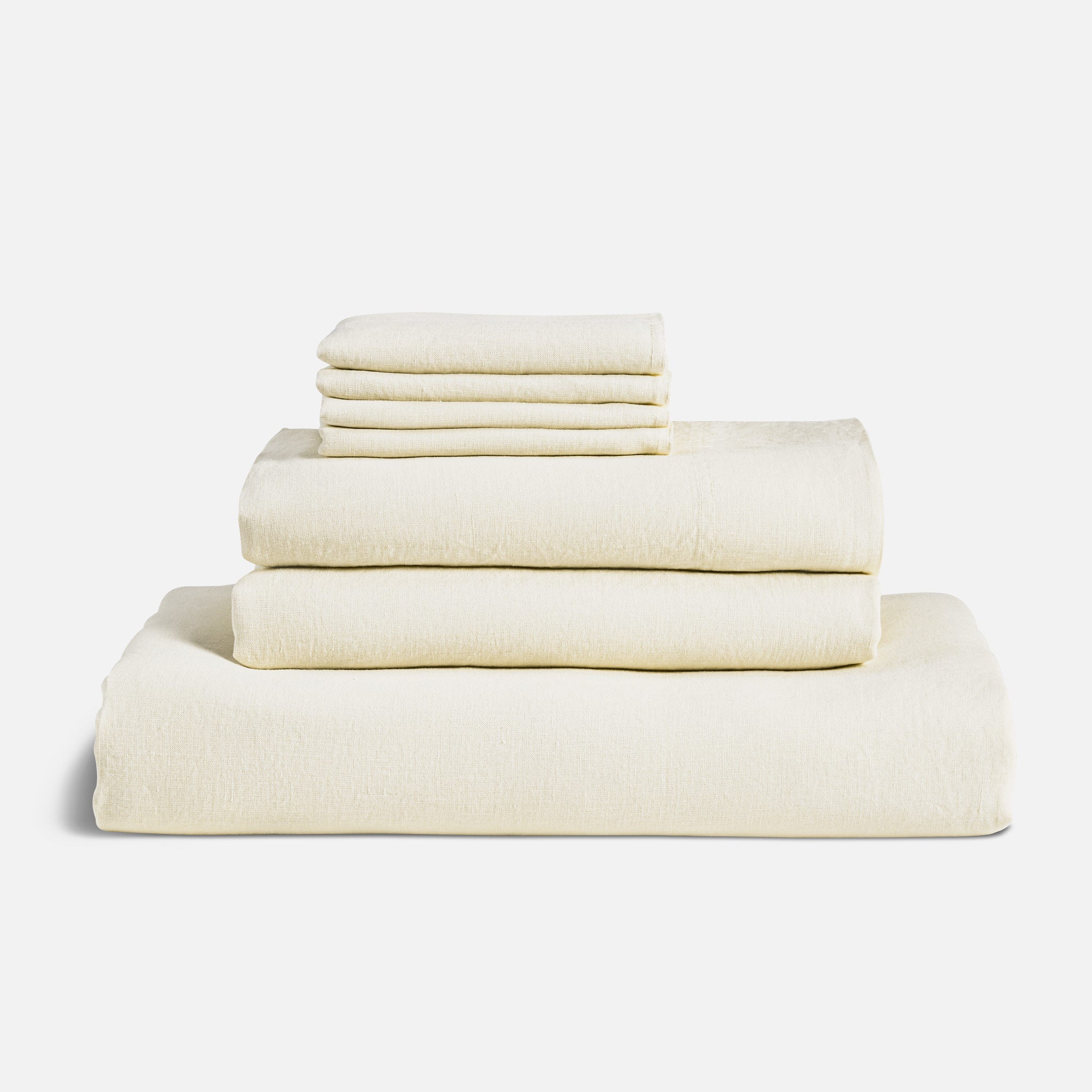 Brooklinen Washed European Linen Hardcore Sheet Bundle