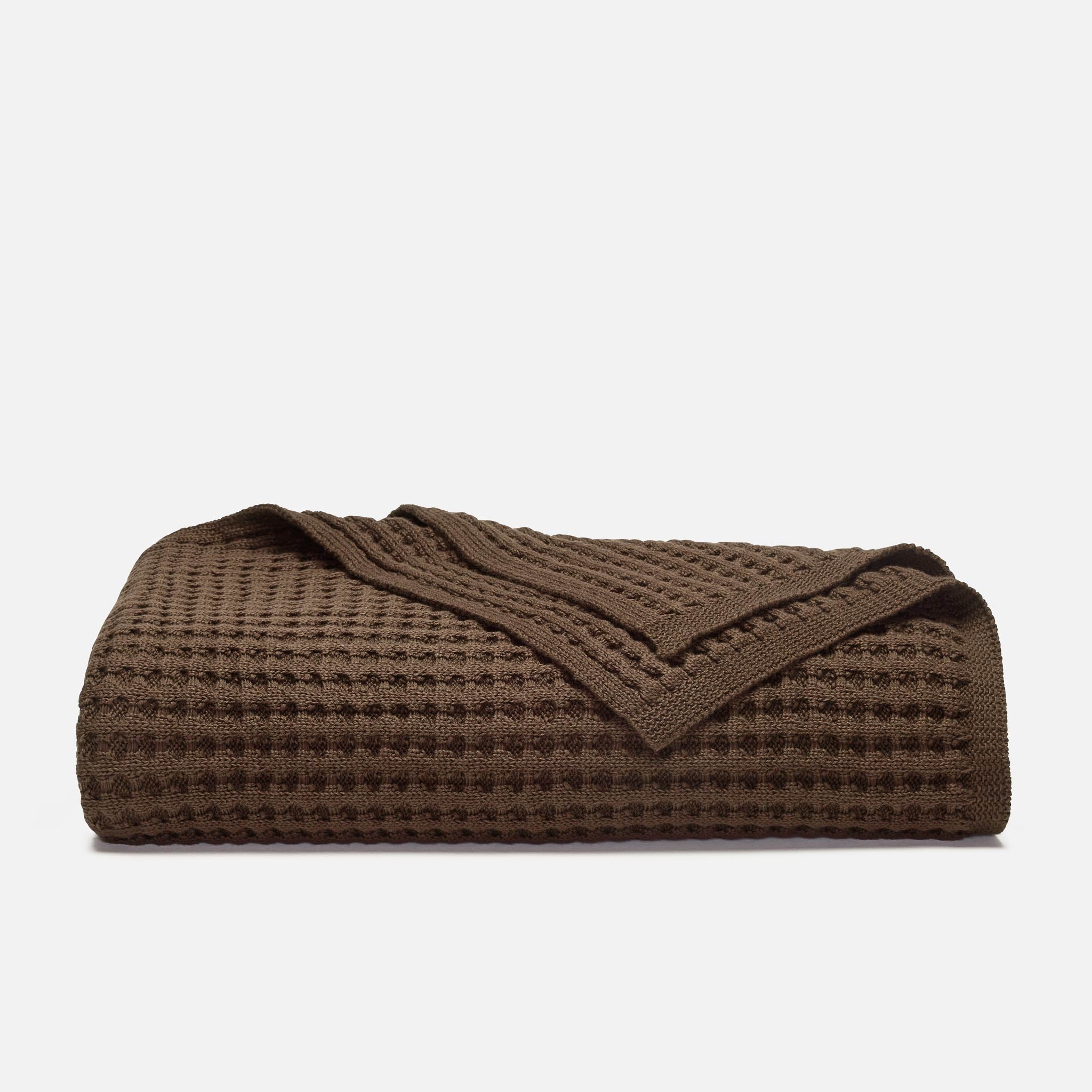 Brooklinen Chunky Waffle Knit Throw Blanket