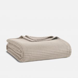 Brooklinen Test Dreamweave Waffle Bed Blanket