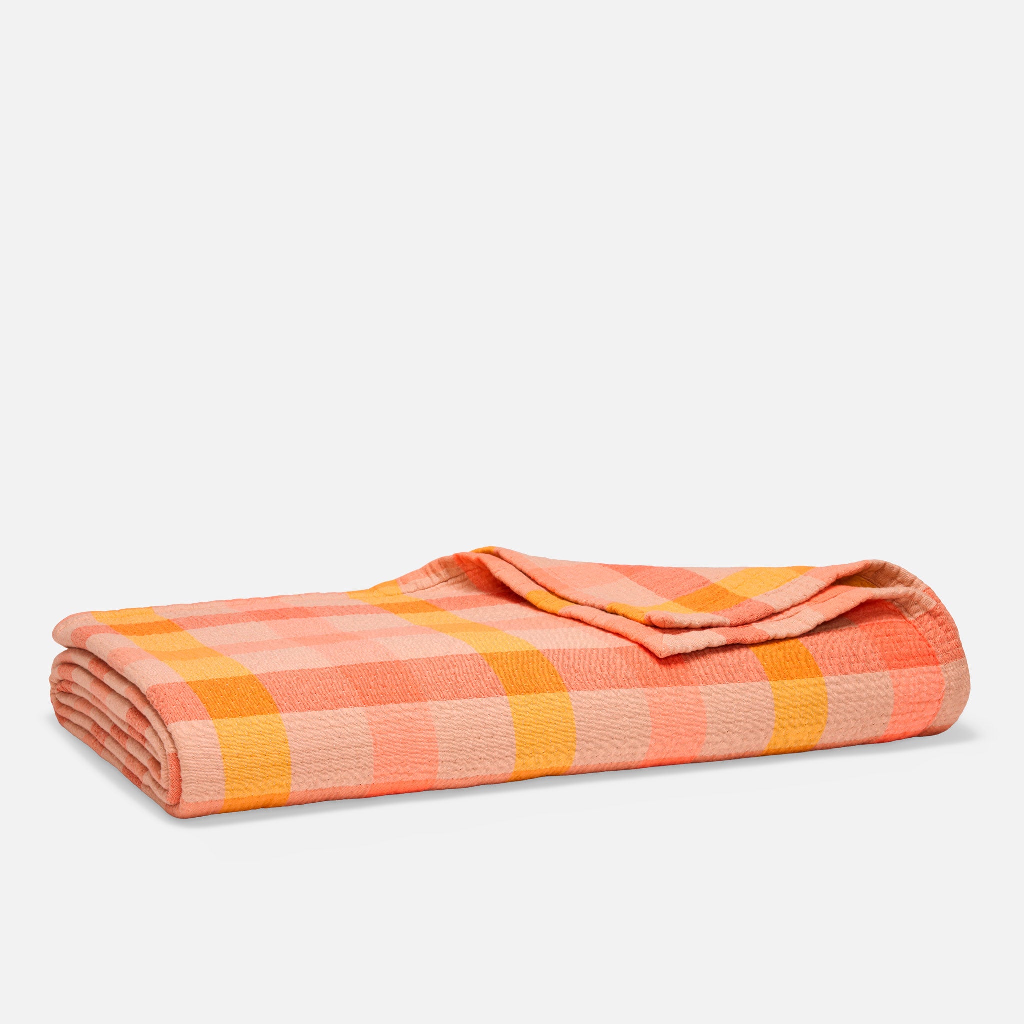 Brooklinen Sunwashed Check Bed Blanket - Last Call