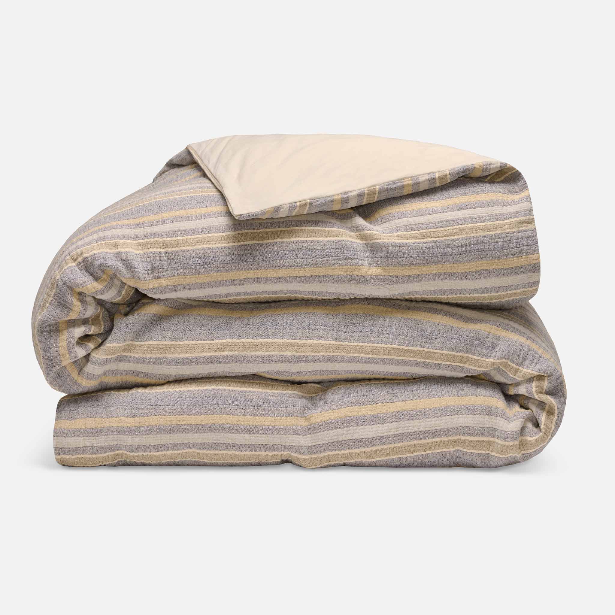 Brooklinen Sunwashed Stripe Duvet Cover - Last Call