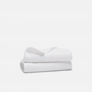 Brooklinen Ribbed Cotton TENCEL™ Hand Towels Set of 2