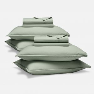 Brooklinen Set of 2 Washed Classic Percale Core Sheet Set Bundle
