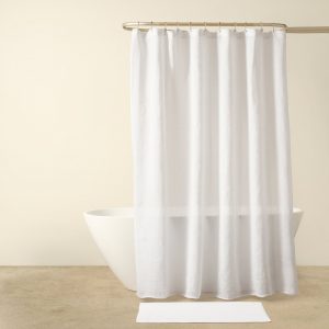 Brooklinen Linen Shower Curtain