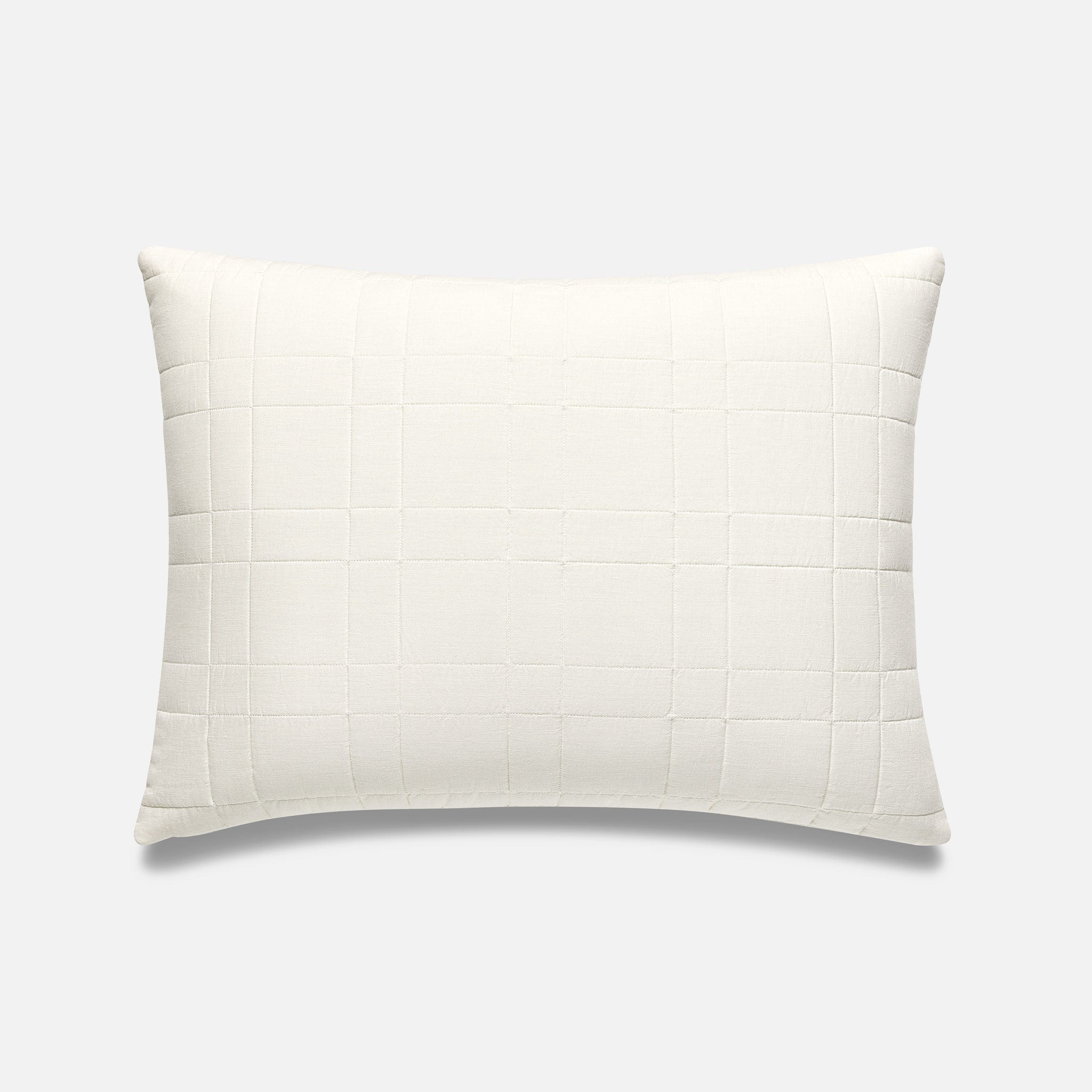 Brooklinen Washed European Linen Quilted Sham Set