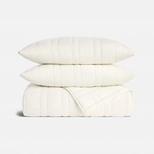 Brooklinen Washed European Linen Quilt Set