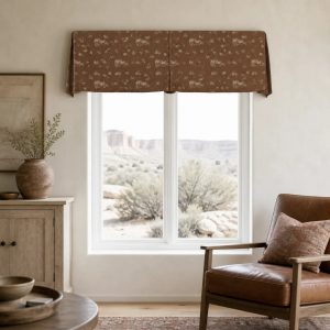 MS. MAVERICK MUSE x TWOPAGES Linen Cotton Center Pleated Valance