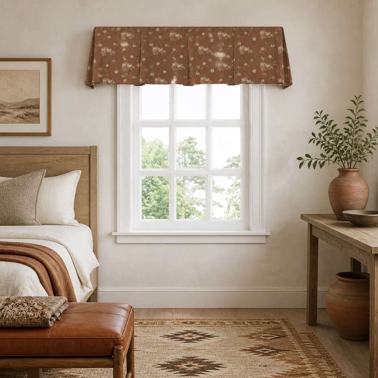 MS. MAVERICK MUSE x TWOPAGES Linen Cotton Box Pleat Valance