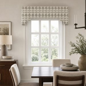 Brexton Cole x TWOPAGES Cotton Blend Decorative Stepped Cornice Board
