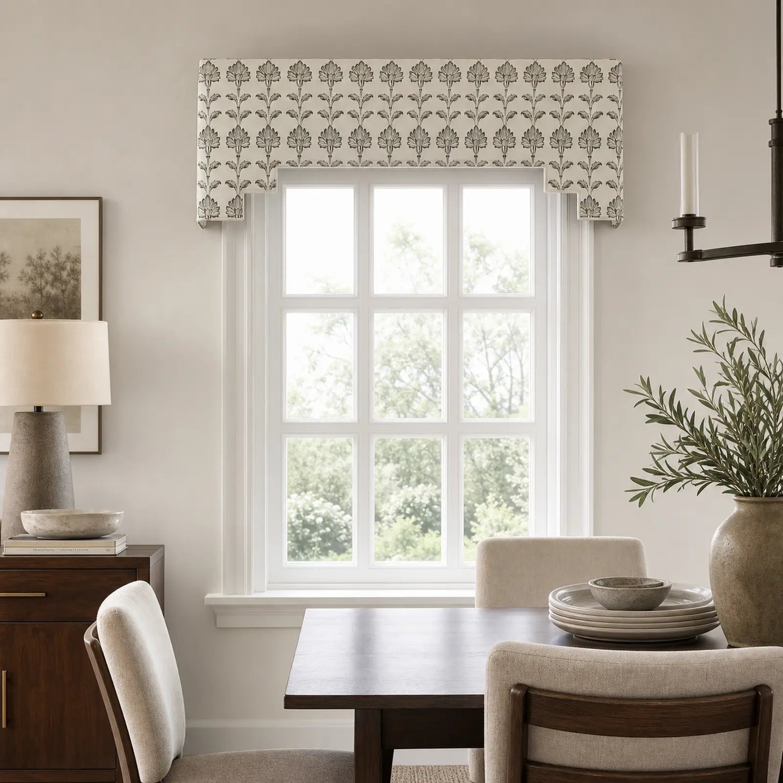 Brexton Cole x TWOPAGES Cotton Blend Decorative Stepped Cornice Board