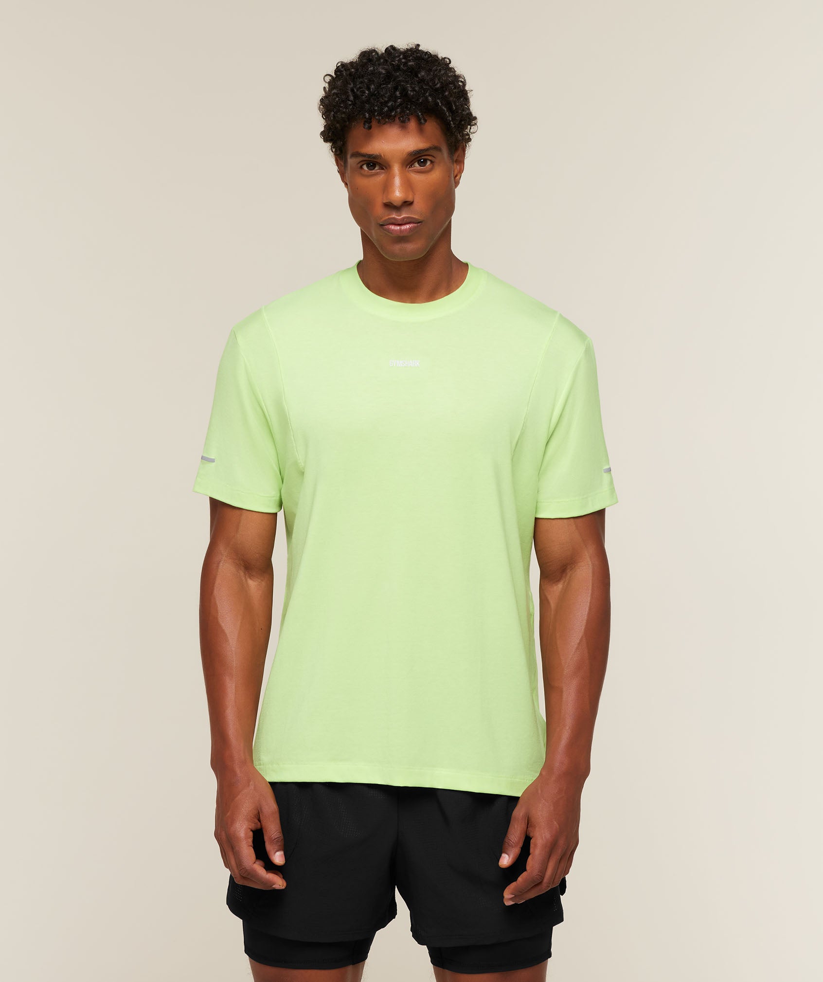 Gymshark Running Boxy T-Shirt - Pace Green