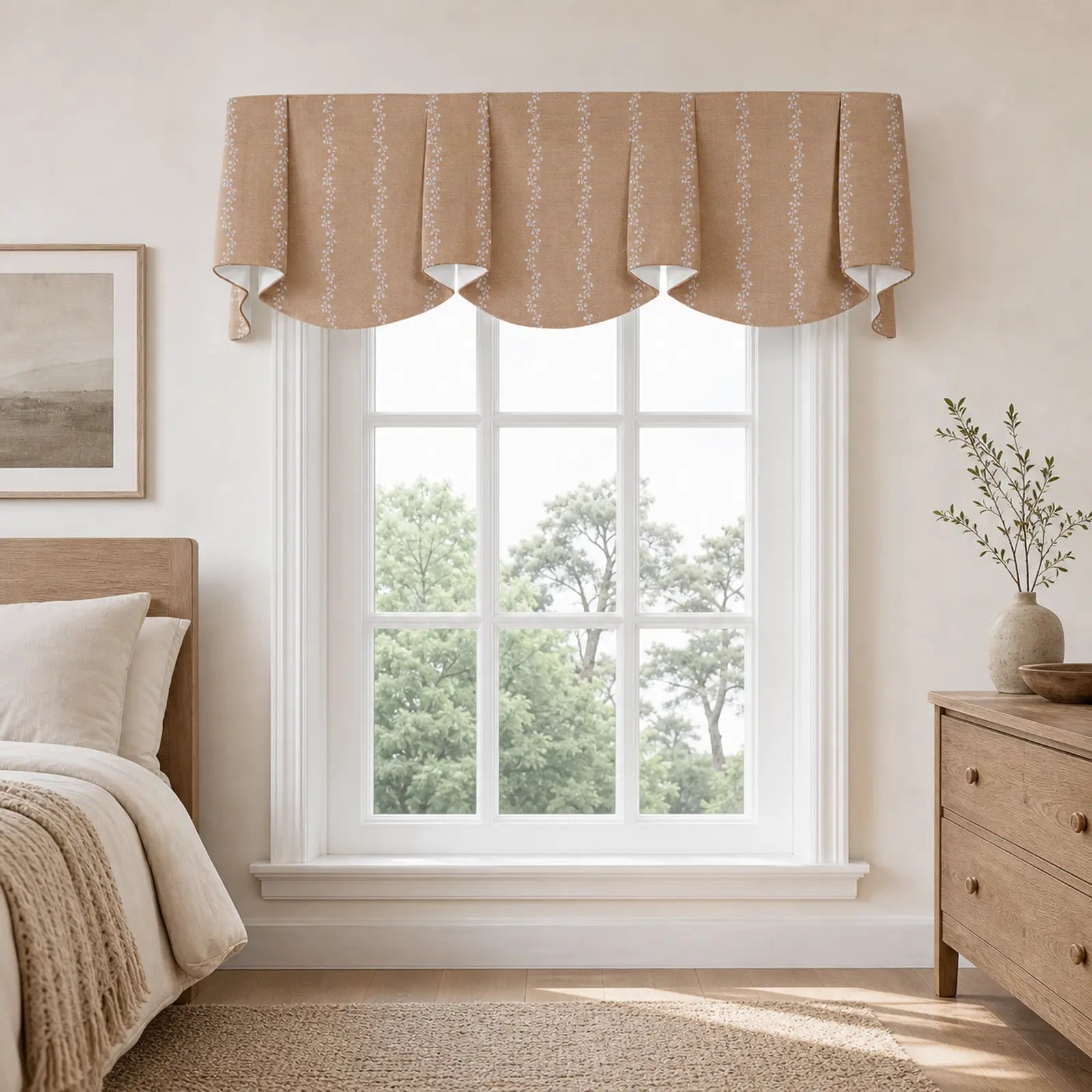 Brexton Cole x TWOPAGES Print Cotton Blend Sheffield Valance