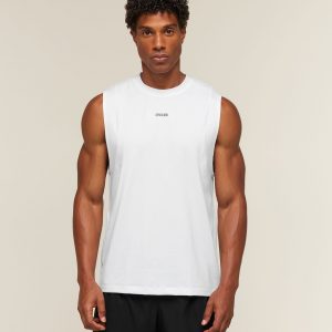 Gymshark Running Boxy Tank - White