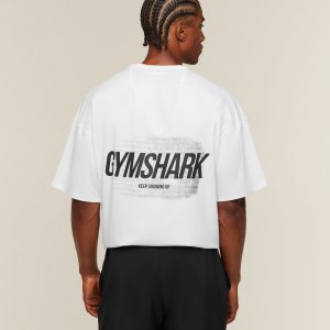 Gymshark Hybrid T-Shirt - White