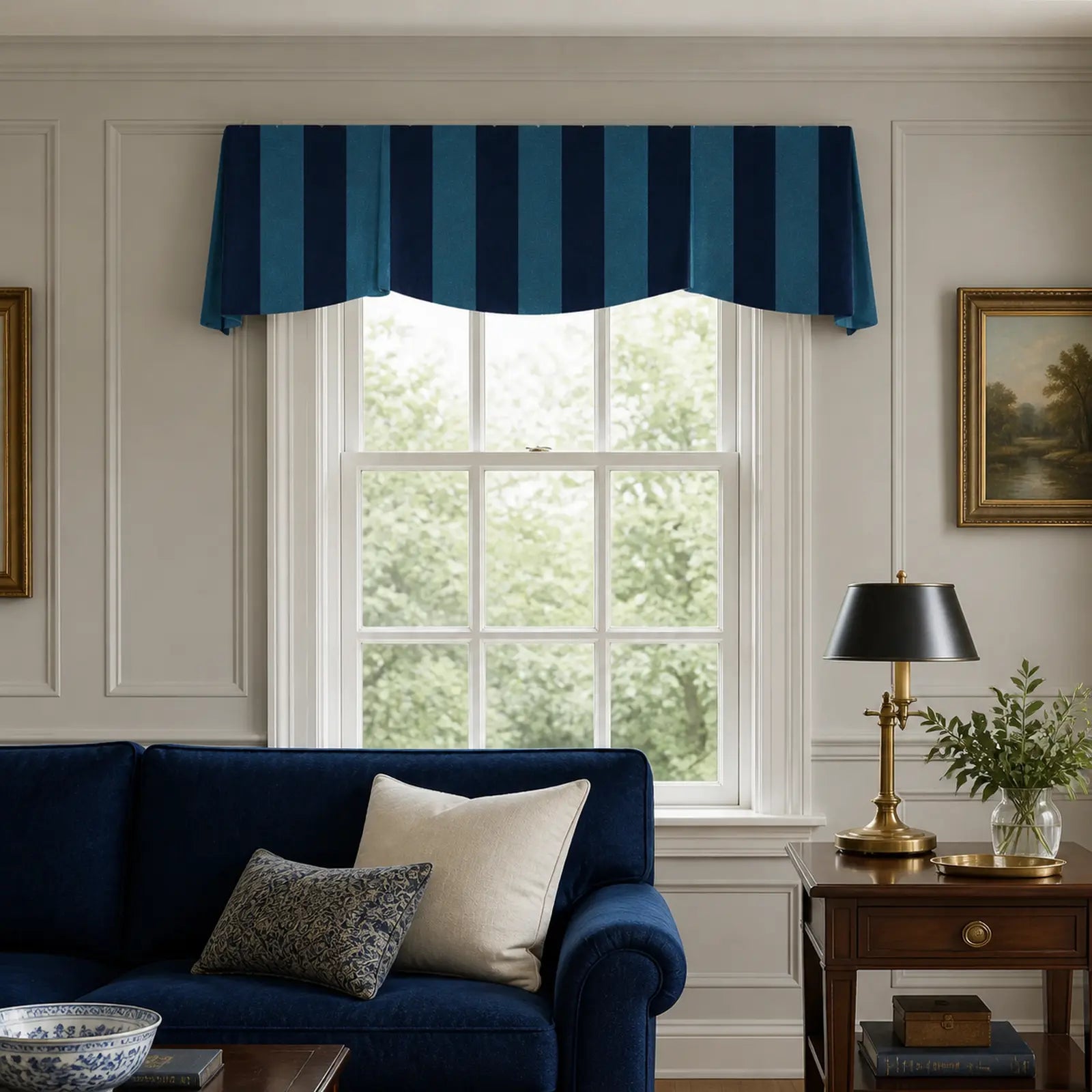 MS. MAVERICK MUSE x TWOPAGES Linen Cotton Shaped Valance