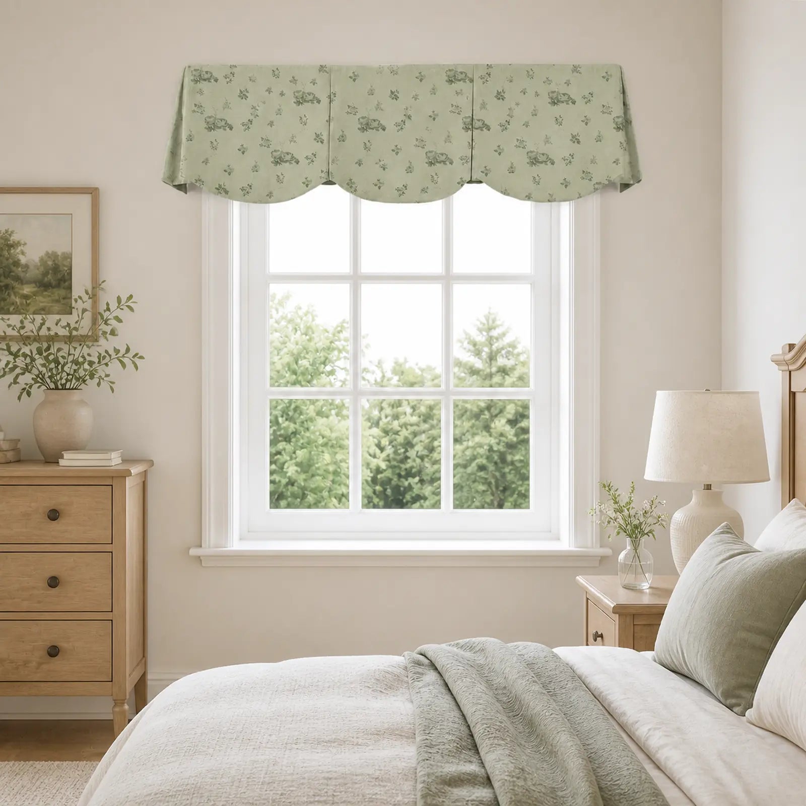 MS. MAVERICK MUSE x TWOPAGES Linen Cotton Scalloped Valance