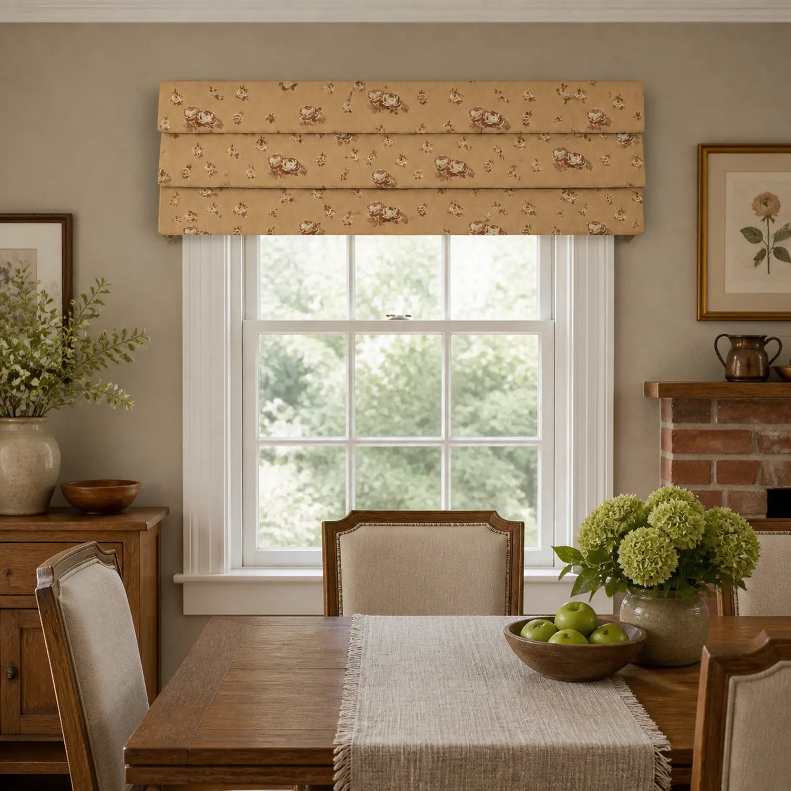 MS. MAVERICK MUSE x TWOPAGES Linen Cotton Hobbled Roman Valance
