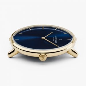 Nordgreen Native 40mm - Gold - Navy Dial
