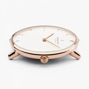 Nordgreen Native 32mm - Rose Gold - White Dial