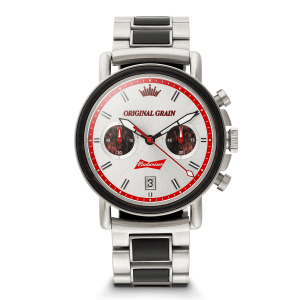 Original Grain Budweiser King of Beers Silver Chrono 44mm
