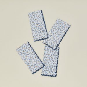 Hawkins New York Little Flowers Napkins, Set of 4 - Blue