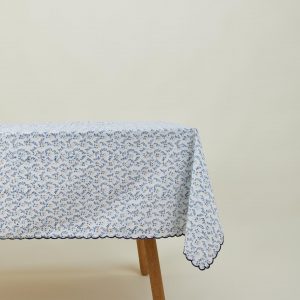 Hawkins New York Little Flowers Rectangular Tablecloth - Blue
