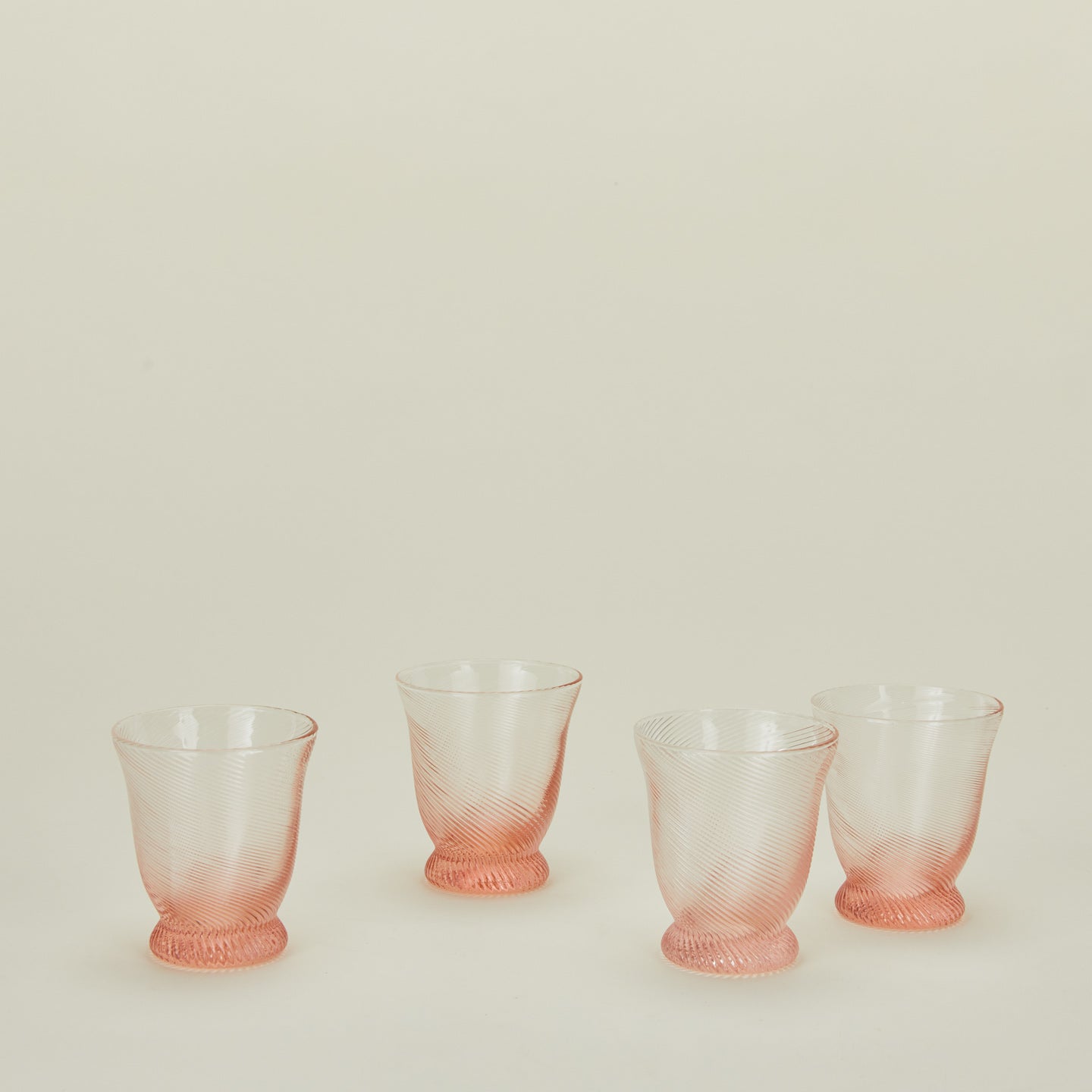 Hawkins New York Spiral Tumbler, Set of 4 - Pink