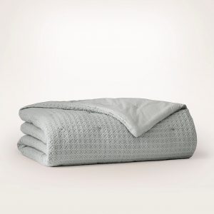 Bollandbranch Mosaic Waffle Comforter - Shore/Cream