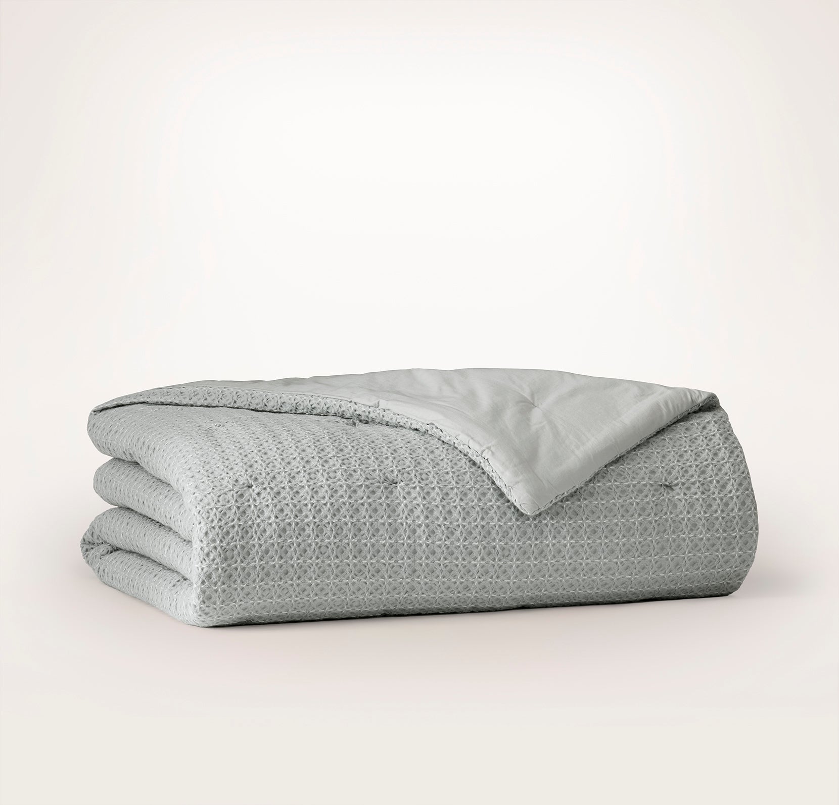 Bollandbranch Mosaic Waffle Comforter - Shore/Cream