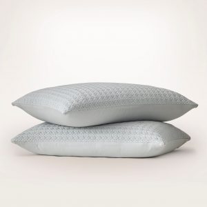 Bollandbranch Mosaic Waffle Comforter Sham Set - Shore/Cream