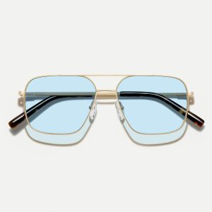 Moscot SHTARKER GOLD WITH CUSTOM MADE TINTS™