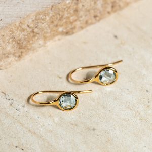Linjer Blue Topaz Earrings - Sigrid
