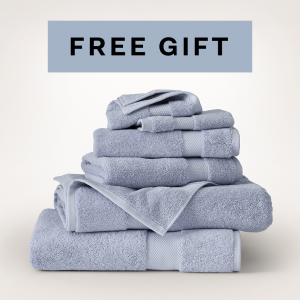 Bollandbranch FREE Plush Bath Towel Set - Hydrangea