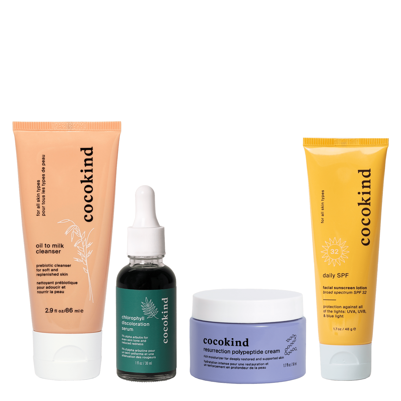 Cocokind super calm + nourish + even routine