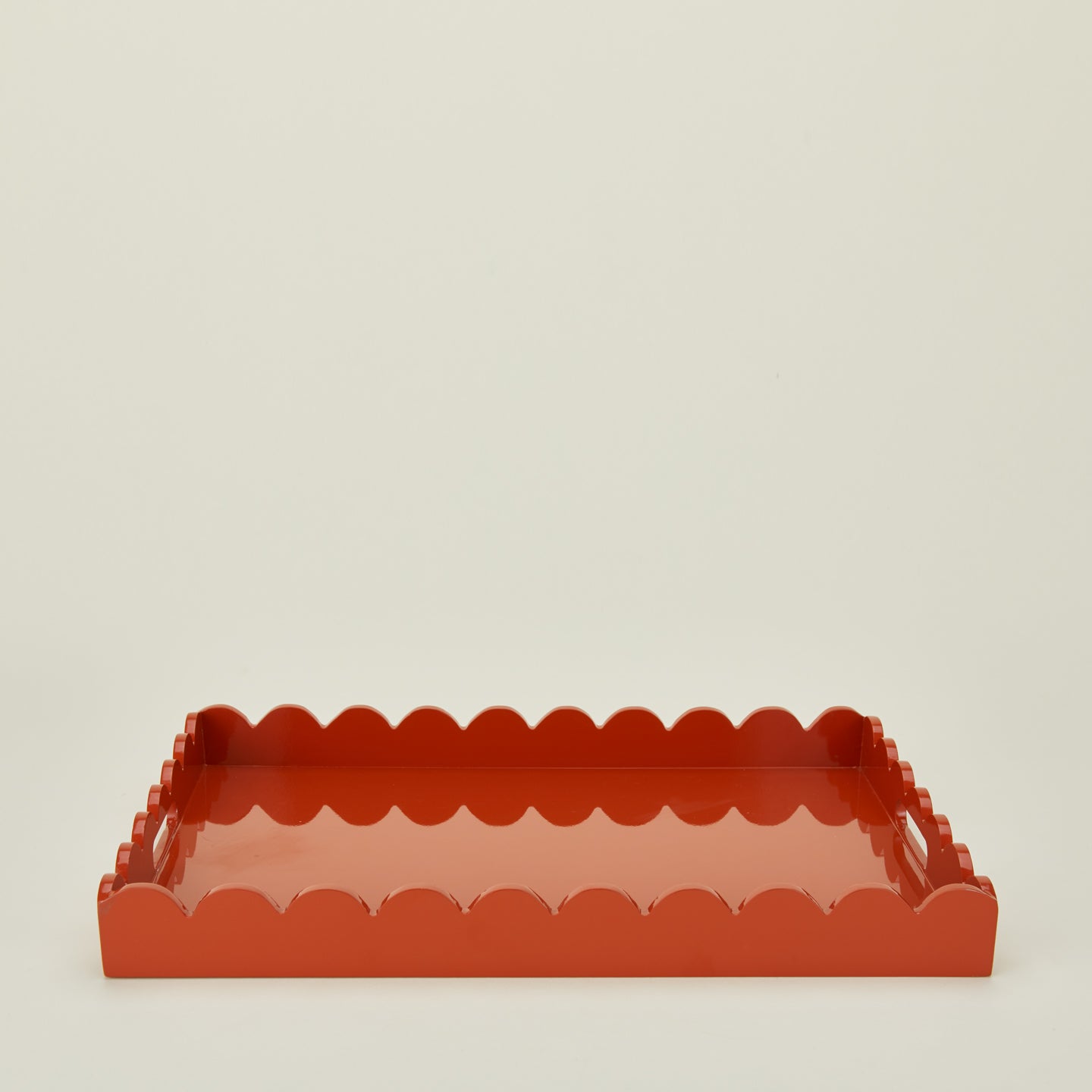 Hawkins New York Large Scalloped Serving Tray - Spice