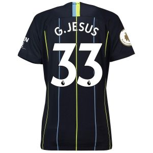 Soccer Jersey Club Gabriel Jesus Manchester City Women's 2018/19 Away Jersey